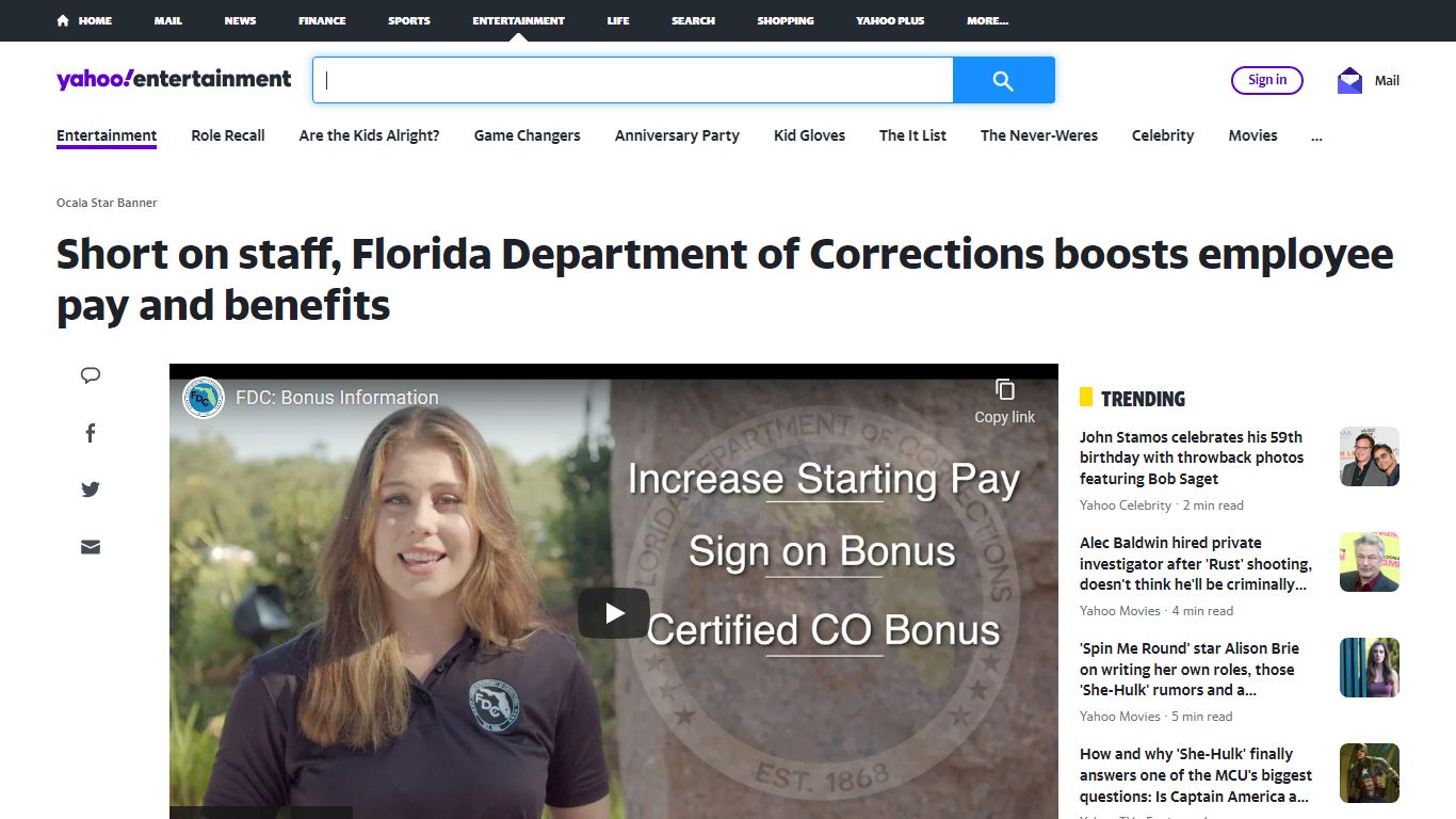 Short on staff, Florida Department of Corrections boosts employee pay ...